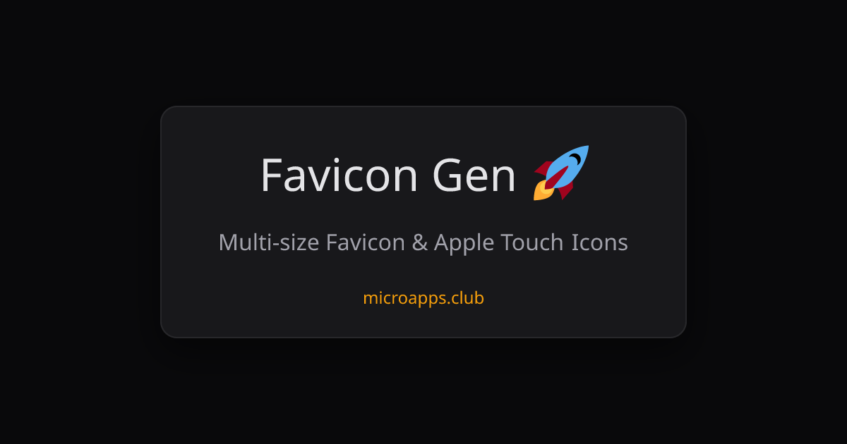 Favicon Generator