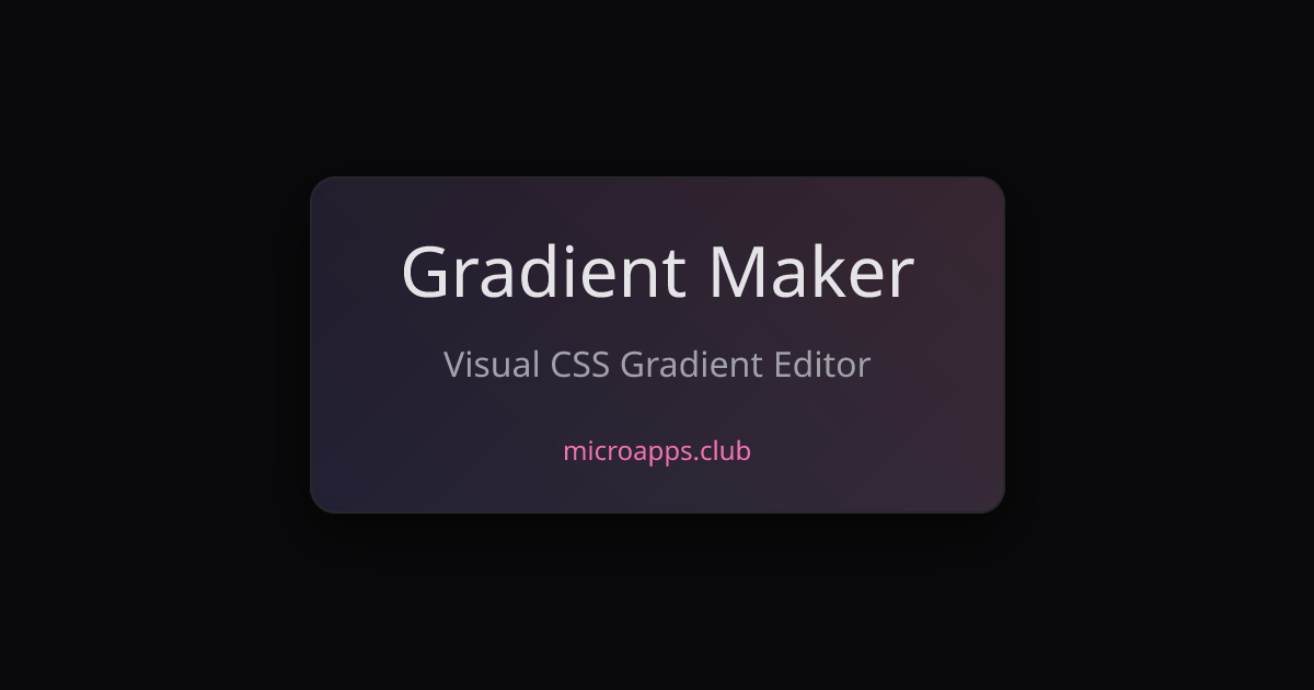 Gradient Maker
