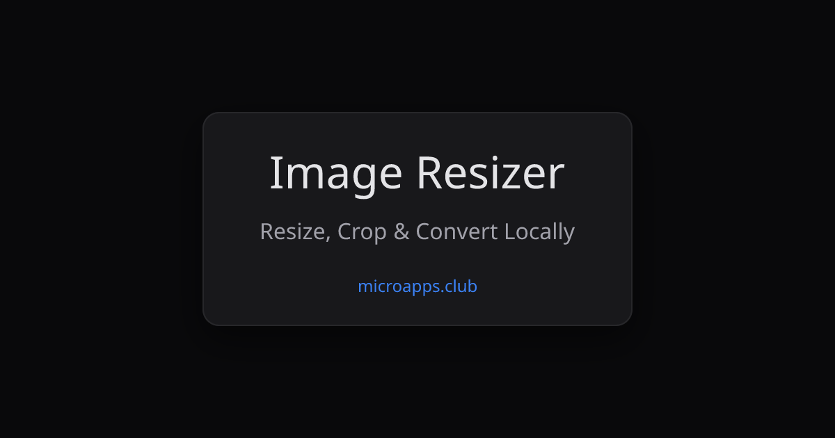 Image Resizer