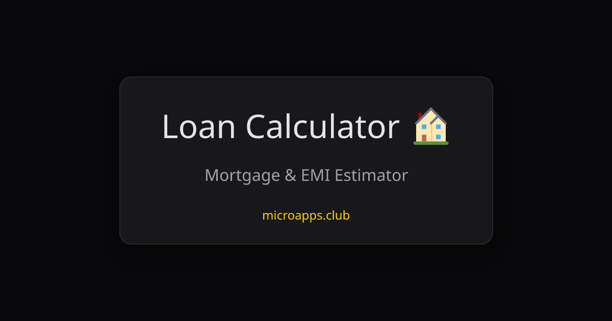 Loan Calculator