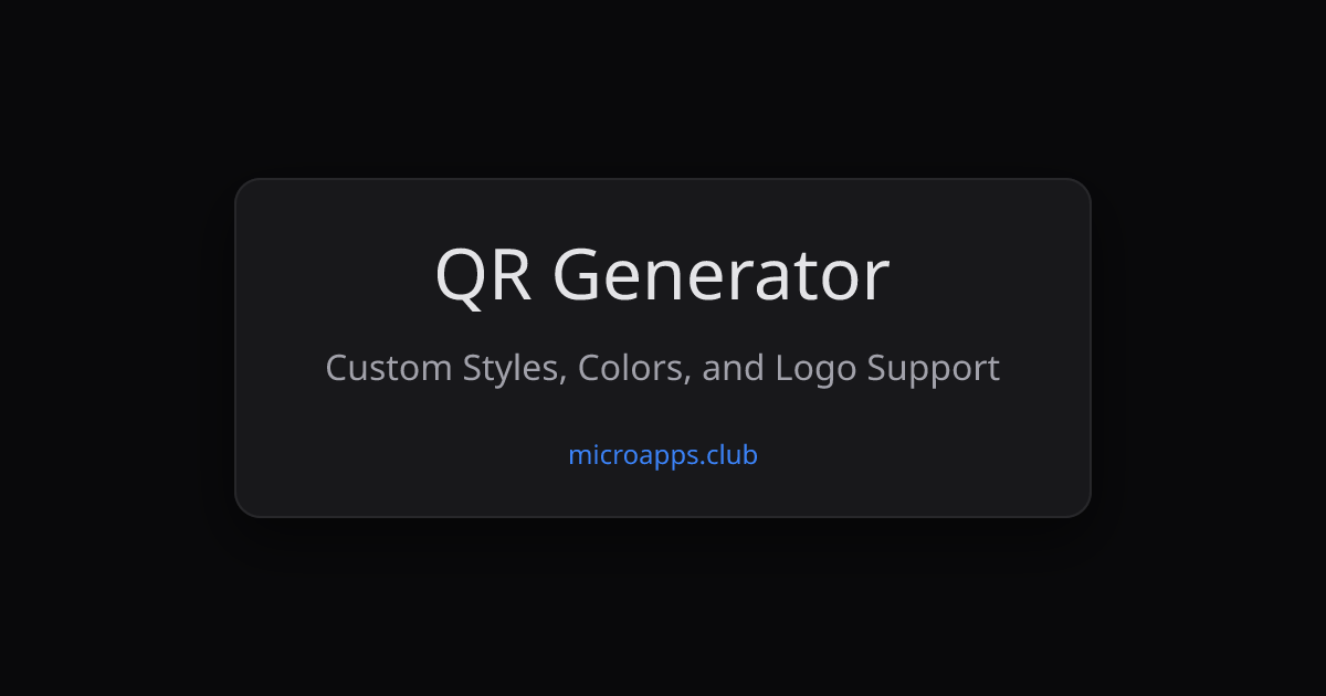 QR Generator